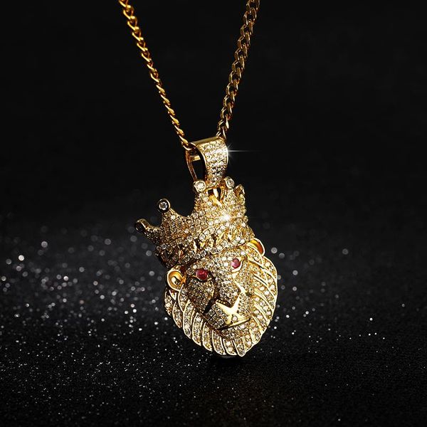 hip hop jewelry crown lion king pendant necklaces for men guys stainless steel chain necklace punk party rapper gift bff, Silver
hip hop jewelry crown lion king pendant necklaces for men guys stainless steel chain necklace punk party rapper gift bff, Silver
