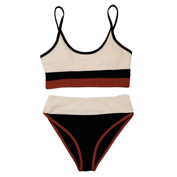 women's swimwear aiujxk color patchwork high waist tankini swimsuits women 2021 bandeau bikini 2 piece set beach wear swim bathing suit, White;black
women's swimwear aiujxk color patchwork high waist tankini swimsuits women 2021 bandeau bikini 2 piece set beach wear swim bathing suit, White;black