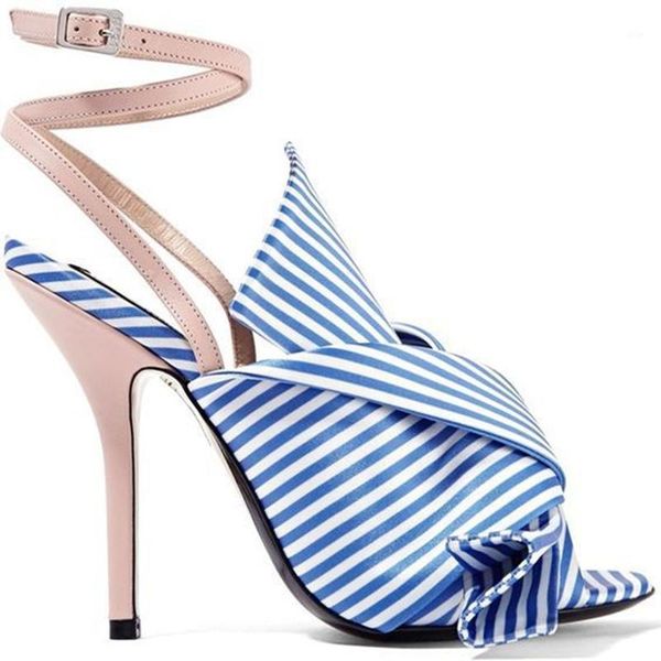 summer striped high heels sandals women ankle strap gladiator open toe bowtie shoes woman size 34-431, Black
summer striped high heels sandals women ankle strap gladiator open toe bowtie shoes woman size 34-431, Black