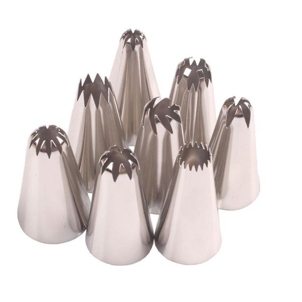 8pcs big size russian pastry icing piping nozzles stainless steel decorating tip cake cupcake decorator rose accessories kitchen baking & to
8pcs big size russian pastry icing piping nozzles stainless steel decorating tip cake cupcake decorator rose accessories kitchen baking & to