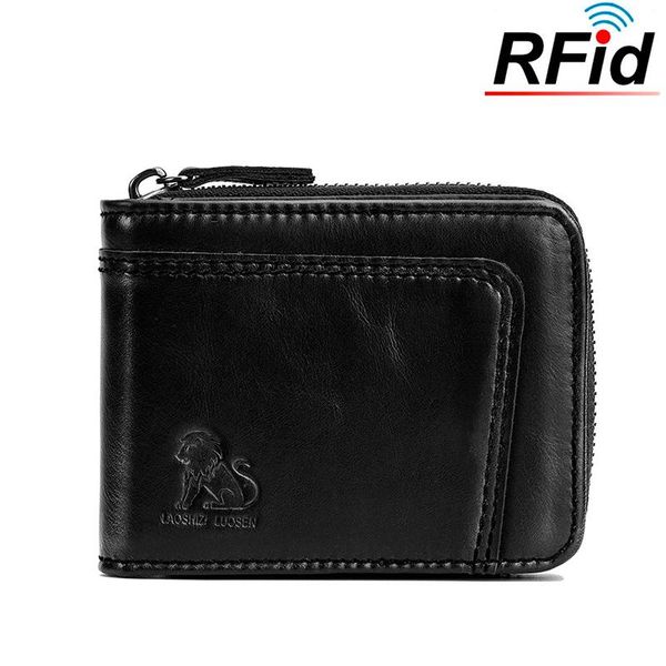 wallets genuine leather men's rfid short wallet first layer cowhide security zipper anti-theft coin purse driving license, Red;black
wallets genuine leather men's rfid short wallet first layer cowhide security zipper anti-theft coin purse driving license, Red;black