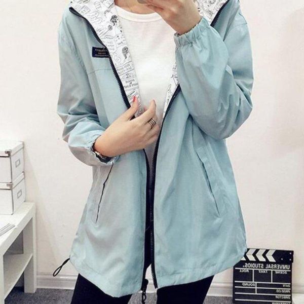 women's jackets spring autumn 2021 fashion women jacket coat pocket zipper hooded two side wear cartoon print outwear loose plus size j, Black;brown
women's jackets spring autumn 2021 fashion women jacket coat pocket zipper hooded two side wear cartoon print outwear loose plus size j, Black;brown