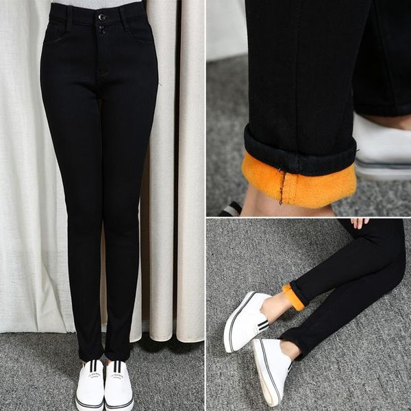women's jeans 2021 casual winter warm fleece elastic high waist stretch skinny woman denim pencil pants plus size, Blue
women's jeans 2021 casual winter warm fleece elastic high waist stretch skinny woman denim pencil pants plus size, Blue