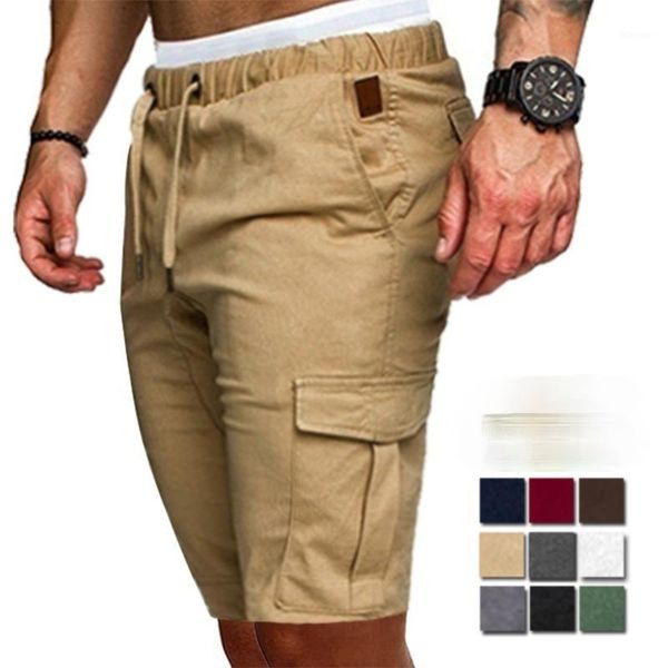 fashion shorts summer casual overalls men's outdoor sports pants, White;black