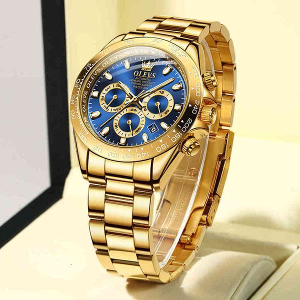 brand luxury golden olevs man automatic mechanical watch 50m waterproof stainless steel band scratchproof men's, Slivery;brown
brand luxury golden olevs man automatic mechanical watch 50m waterproof stainless steel band scratchproof men's, Slivery;brown