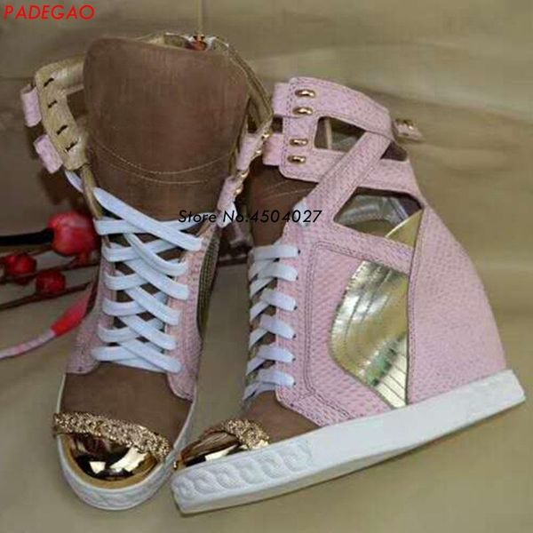 boots height increasing designer casual shoes women wedges metal toe ankle hidden heel female flats, Black
boots height increasing designer casual shoes women wedges metal toe ankle hidden heel female flats, Black