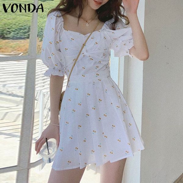 dresses women short sleeve dress floral print sundress 2021 vonda beach holiday square collar party mini dresses vestidos s-5xl, Black;gray
dresses women short sleeve dress floral print sundress 2021 vonda beach holiday square collar party mini dresses vestidos s-5xl, Black;gray