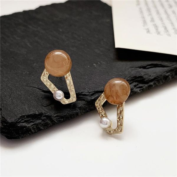 stud s925 silver pin korean ins style design geometric pearl earrings cool wind small female, Golden;silver
stud s925 silver pin korean ins style design geometric pearl earrings cool wind small female, Golden;silver