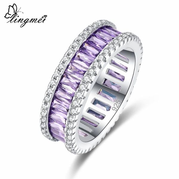 cluster rings lingmei circle couple wedding band purple & white zircon silver color jewelry engagement ring size 6-9 vintage s, Golden;silver
cluster rings lingmei circle couple wedding band purple & white zircon silver color jewelry engagement ring size 6-9 vintage s, Golden;silver