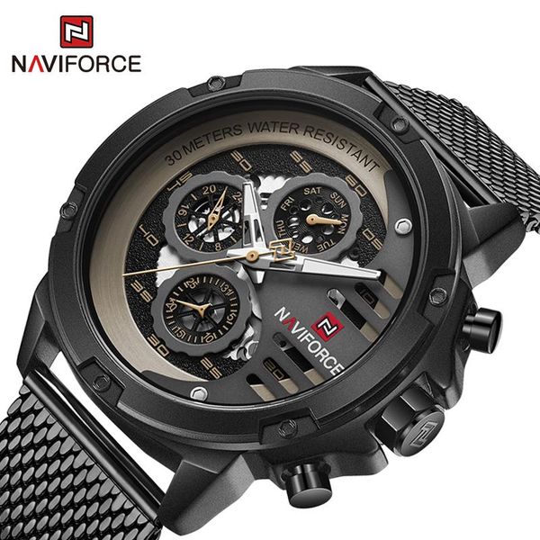 wristwatches naviforce mens watches casual sport quartz wristwatch men military waterproof date display clock relogio masculino, Slivery;brown
wristwatches naviforce mens watches casual sport quartz wristwatch men military waterproof date display clock relogio masculino, Slivery;brown