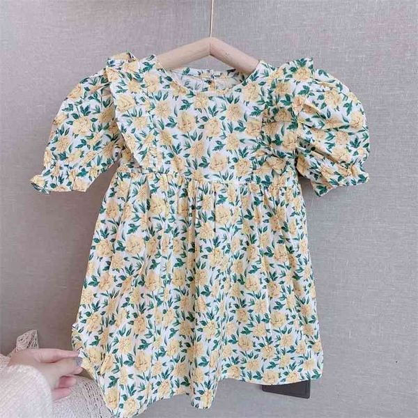 summer floral princess dress kid clothes girl clothing for s dresses children baby 210528, Red;yellow
summer floral princess dress kid clothes girl clothing for s dresses children baby 210528, Red;yellow