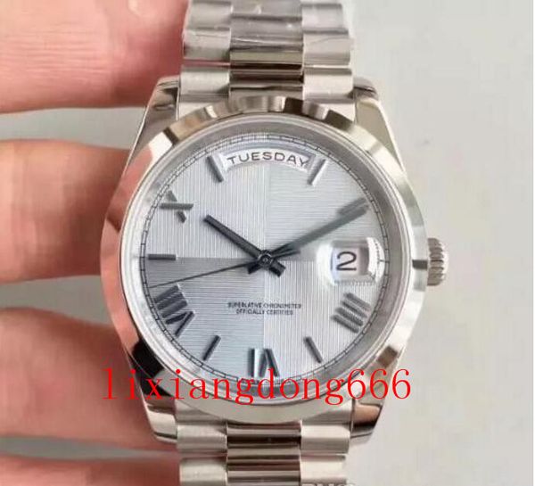 rose gold president bracelet date mens watches 40mm luminous green dial watch scratch resistant sapphire crystal automatic wristwatches, Slivery;brown
rose gold president bracelet date mens watches 40mm luminous green dial watch scratch resistant sapphire crystal automatic wristwatches, Slivery;brown