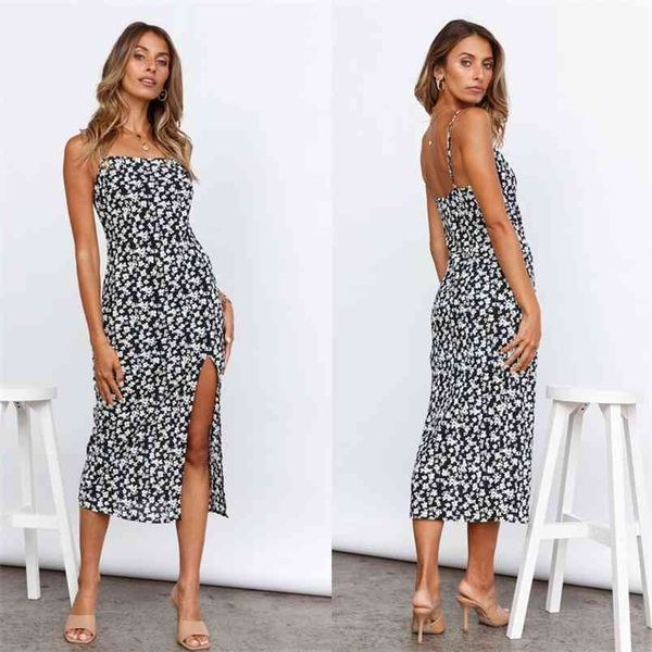summer sling high split floral print mid-length dress women fashion sleeveless pullover vestido de mujer 210517, Black;gray
summer sling high split floral print mid-length dress women fashion sleeveless pullover vestido de mujer 210517, Black;gray