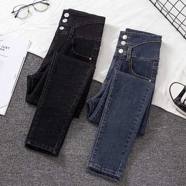 women's jeans single-breasted dark blue woman 2021 spring summer high waist elastic skinny jean female patchwork casual denim pants
women's jeans single-breasted dark blue woman 2021 spring summer high waist elastic skinny jean female patchwork casual denim pants