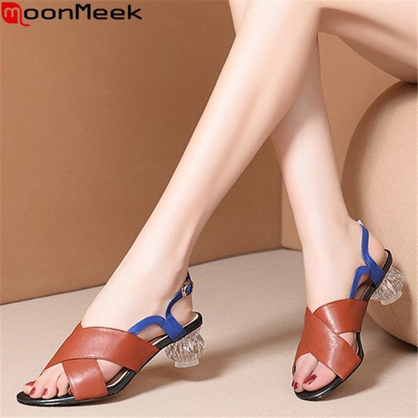 moonmeek 2021 large size 33-42 summer fashion women shoes genuine leather buckle ladies sandals comfortable casual, Black
moonmeek 2021 large size 33-42 summer fashion women shoes genuine leather buckle ladies sandals comfortable casual, Black