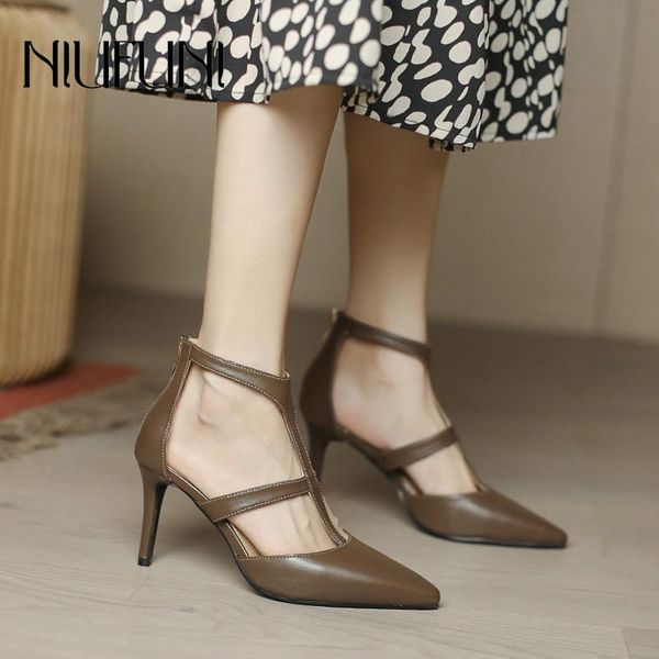 dress shoes pointed stiletto high heels retro women's 2021 hollow solid color summer simple females sandals slip-on zip elegant, Black
dress shoes pointed stiletto high heels retro women's 2021 hollow solid color summer simple females sandals slip-on zip elegant, Black