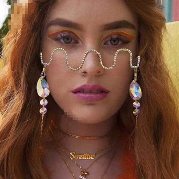 wave eyeglasses frames for women vintage sunglasses men eyewear decoration no lens steampunk diamond, White;black
wave eyeglasses frames for women vintage sunglasses men eyewear decoration no lens steampunk diamond, White;black