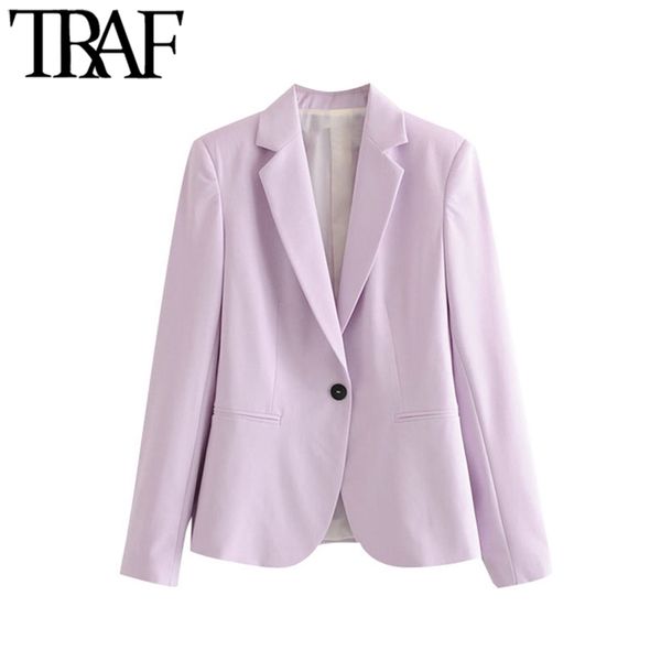 women fashion office wear single buttons basic blazer coat vintage long sleeve pockets female outerwear chic 210507, White;black
women fashion office wear single buttons basic blazer coat vintage long sleeve pockets female outerwear chic 210507, White;black