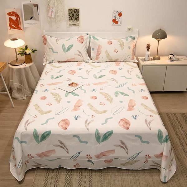 sheets & sets 100% cotton bed sheet home soft comfortable flat queen king full double size luxury style 1 pcs bedspread no case
sheets & sets 100% cotton bed sheet home soft comfortable flat queen king full double size luxury style 1 pcs bedspread no case