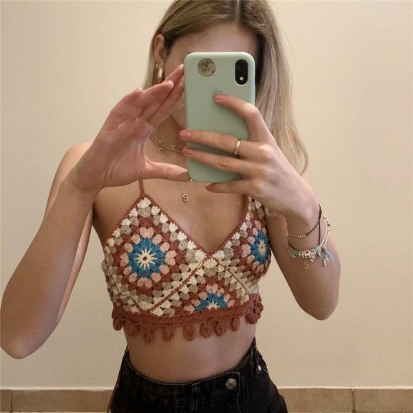 women's tanks & camis puwd sweet woman colorful hand made camisole girls y2k hollow out cropped 2021 summer female patchwork short top, White
women's tanks & camis puwd sweet woman colorful hand made camisole girls y2k hollow out cropped 2021 summer female patchwork short top, White