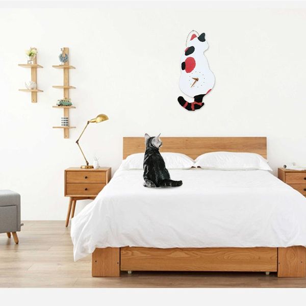 naughty cat movable tail cute smart wall clock modern design decoration creative ornaments teen room decor kids gift clocks
naughty cat movable tail cute smart wall clock modern design decoration creative ornaments teen room decor kids gift clocks