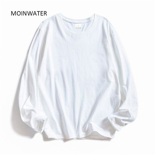 moinwater women o-neck long sleeve t shirts lady white cotton female soft casual tee's black t-shirt mlt1901 210729
moinwater women o-neck long sleeve t shirts lady white cotton female soft casual tee's black t-shirt mlt1901 210729