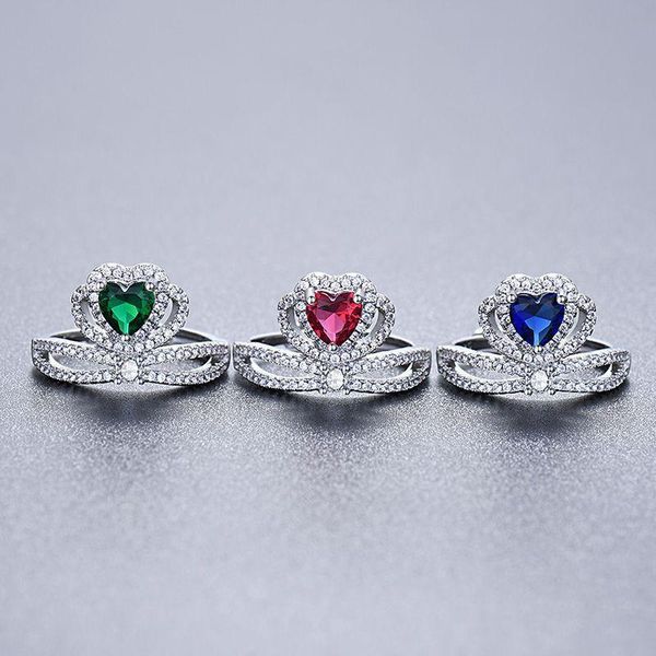 cluster rings original europe & americas 925 silver heart-shaped color zircon open ring 2021 woman fashion diy fine jewelry gift, Golden;silver
cluster rings original europe & americas 925 silver heart-shaped color zircon open ring 2021 woman fashion diy fine jewelry gift, Golden;silver