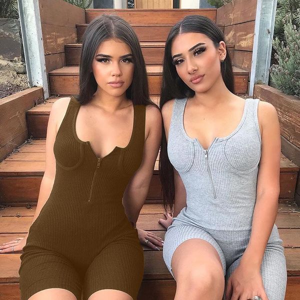 women's jumpsuits & rompers gray bodycon playsuit women wear on both sides jumpsuit autumn 2021 zip up party club romper shorts, Black;white
women's jumpsuits & rompers gray bodycon playsuit women wear on both sides jumpsuit autumn 2021 zip up party club romper shorts, Black;white