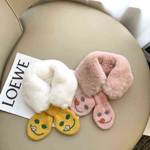 scarves smiling face children's korean rabbit hair cross scarf winter thickened warm plush boys and girls' bib, Blue;gray
scarves smiling face children's korean rabbit hair cross scarf winter thickened warm plush boys and girls' bib, Blue;gray