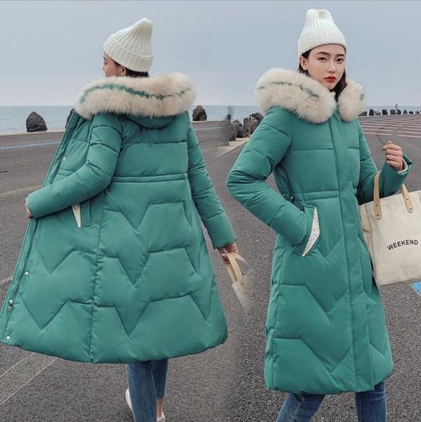 winter women's cotton coat fashion warm long hooded female casual pike casaco feminina jacket women down & parkas, Black
winter women's cotton coat fashion warm long hooded female casual pike casaco feminina jacket women down & parkas, Black