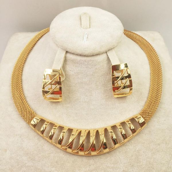 earrings & necklace fashion wedding dubai africa nigeria african jewelry set gold-color romantic woman bridal sets, Silver
earrings & necklace fashion wedding dubai africa nigeria african jewelry set gold-color romantic woman bridal sets, Silver