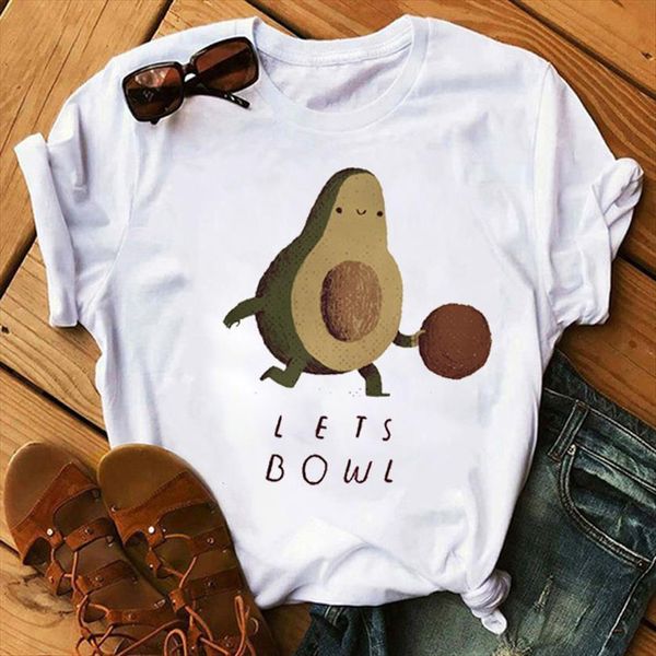 summer fashion cute harajuku avocado womens t shirts tee cartoon graphic ladies clothes femme, White
summer fashion cute harajuku avocado womens t shirts tee cartoon graphic ladies clothes femme, White
