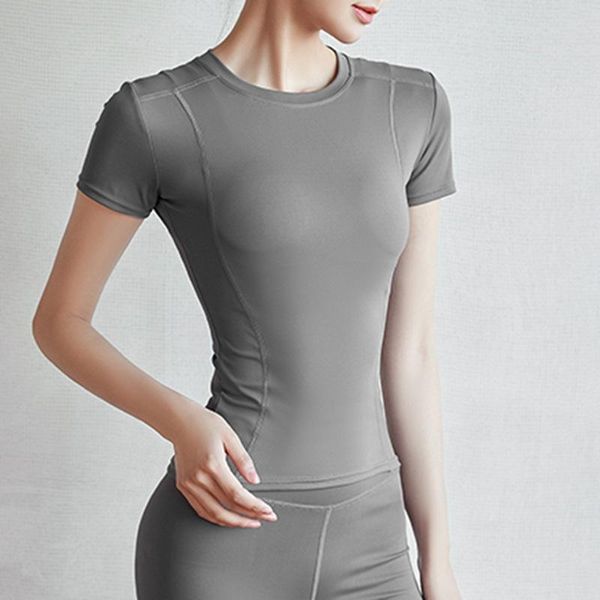 women's t-shirt quick dry slim t shirt for women short sleeve running sport female comfortable gym fitness breathable, White
women's t-shirt quick dry slim t shirt for women short sleeve running sport female comfortable gym fitness breathable, White