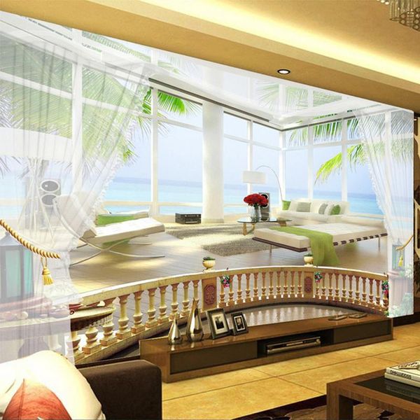 wallpapers custom wall cloth wallpaper 3d sea view balcony mural living room tv sofa backdrop covering modern space paper
wallpapers custom wall cloth wallpaper 3d sea view balcony mural living room tv sofa backdrop covering modern space paper