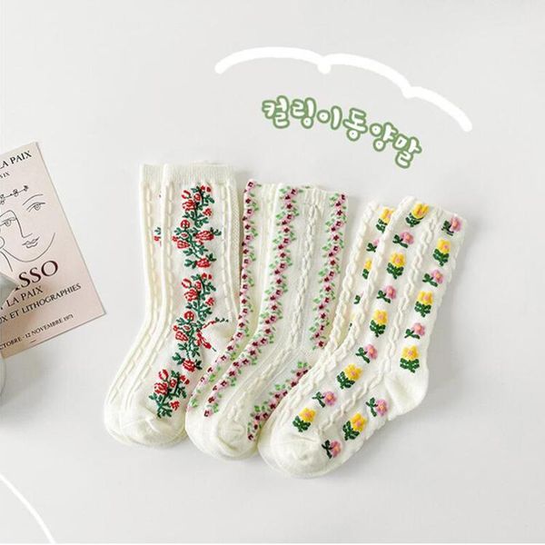 flower embroidery tube socks kids toddlers girls kniknee long soft cotton lace baby sock children calcetines, Pink;yellow
flower embroidery tube socks kids toddlers girls kniknee long soft cotton lace baby sock children calcetines, Pink;yellow