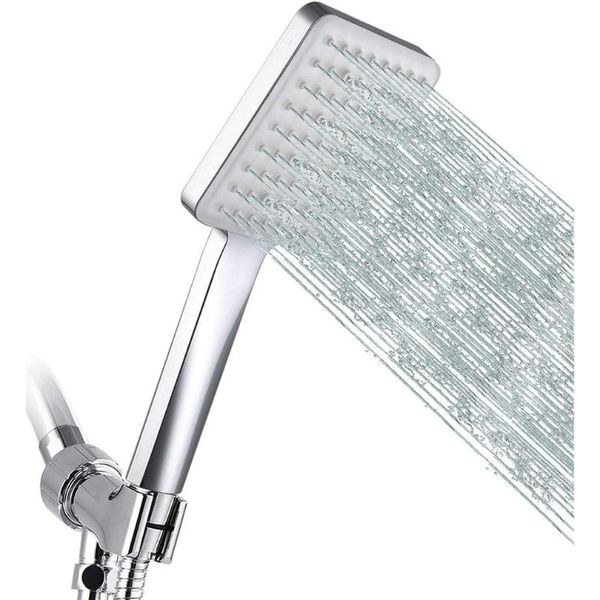 watering equipments square shower head set with hose lightweight handhold high pressure 6 spary mode universal for relax
watering equipments square shower head set with hose lightweight handhold high pressure 6 spary mode universal for relax