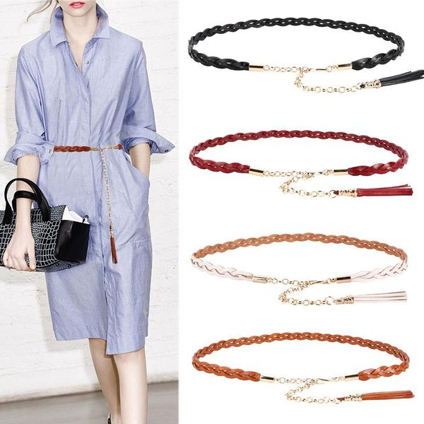 belts 2021 women's fashion adjustable slim thin belt genuine leather waistband dress decoration accessories vintage waist, Black;brown
belts 2021 women's fashion adjustable slim thin belt genuine leather waistband dress decoration accessories vintage waist, Black;brown