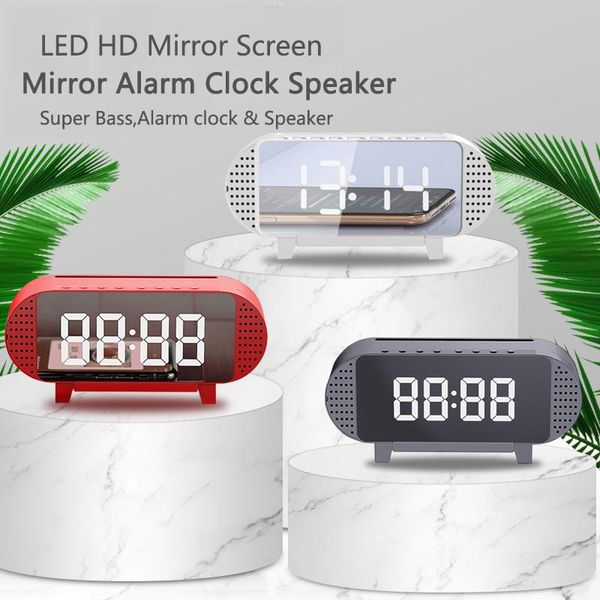 portable speakers bluetooth speaker with fm radio led mirror alarm clock subwoofer music player snooze desktop
portable speakers bluetooth speaker with fm radio led mirror alarm clock subwoofer music player snooze desktop