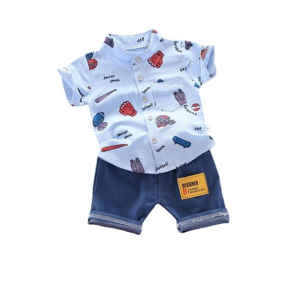 summer baby fashion clothing set for boys gentleman suit casual clothes kids girls printing t-shirt+shorts sets, White
summer baby fashion clothing set for boys gentleman suit casual clothes kids girls printing t-shirt+shorts sets, White