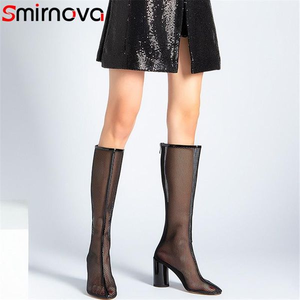 boots smirnova 2021 knee high women square heels summer mesh round toe fashion casual shoes woman, Black
boots smirnova 2021 knee high women square heels summer mesh round toe fashion casual shoes woman, Black