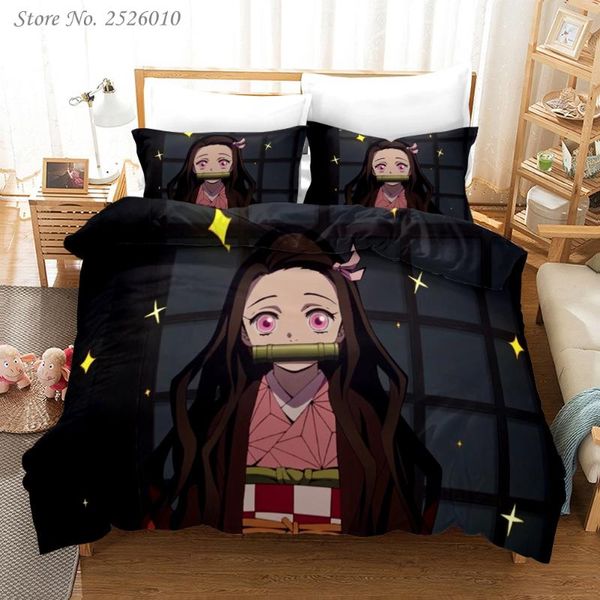 bedding sets demon slayer kamado nezuko 3d printed set duvet cover pillow case comforter kids bedclothes bed linens 01
bedding sets demon slayer kamado nezuko 3d printed set duvet cover pillow case comforter kids bedclothes bed linens 01