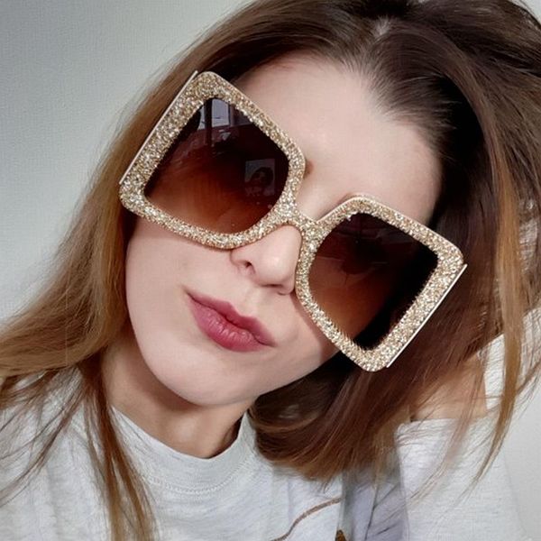 sunglasses oversize women big wide temple bling stones 2021 fashion shades uv400 vintage brand glasses oculos, White;black
sunglasses oversize women big wide temple bling stones 2021 fashion shades uv400 vintage brand glasses oculos, White;black