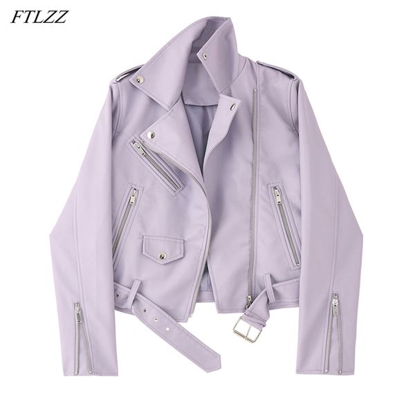 spring autumn faux leather short jackets women pu coat female lapel zipper motorcycles locomotive outwear with belt 210430, Black
spring autumn faux leather short jackets women pu coat female lapel zipper motorcycles locomotive outwear with belt 210430, Black