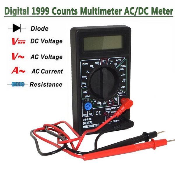 multimeters lcd digital multimeter tester dt838 voltmeter measuring current resistance temperature meter ac dc ammeter test lead probe
multimeters lcd digital multimeter tester dt838 voltmeter measuring current resistance temperature meter ac dc ammeter test lead probe