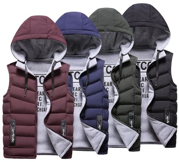 men's vests s winter down casual waistcoat sleeveless jackets hooded worn on both sides hat detachable 4xl y335, Black;white
men's vests s winter down casual waistcoat sleeveless jackets hooded worn on both sides hat detachable 4xl y335, Black;white