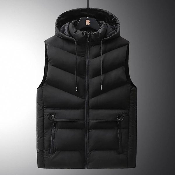 men's jackets 2021 autumn winter men casual cotton hooded jacket coat solid colour cold resistant overcoat fashion vest for male, Black;brown
men's jackets 2021 autumn winter men casual cotton hooded jacket coat solid colour cold resistant overcoat fashion vest for male, Black;brown