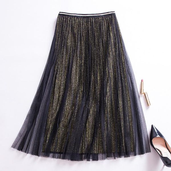 skirts daily apparel summer simple fashion casual spring chic high waist shiny bling pleated mesh a line midi skirt for women, Black
skirts daily apparel summer simple fashion casual spring chic high waist shiny bling pleated mesh a line midi skirt for women, Black