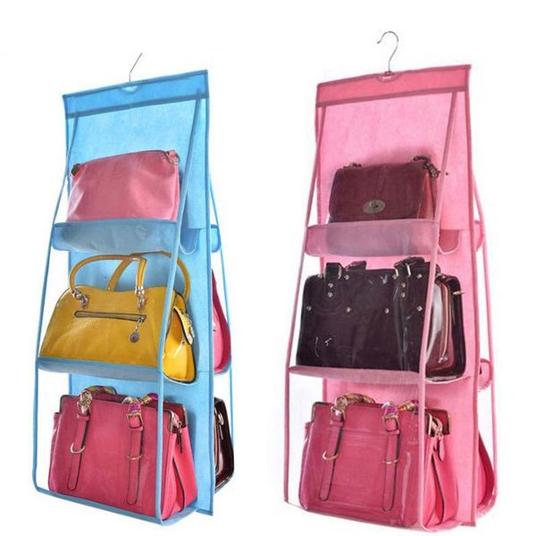 storage bags 6 pockets hanging organizer clear shelf bag collection holder wardrobe closet space saving organizers
storage bags 6 pockets hanging organizer clear shelf bag collection holder wardrobe closet space saving organizers