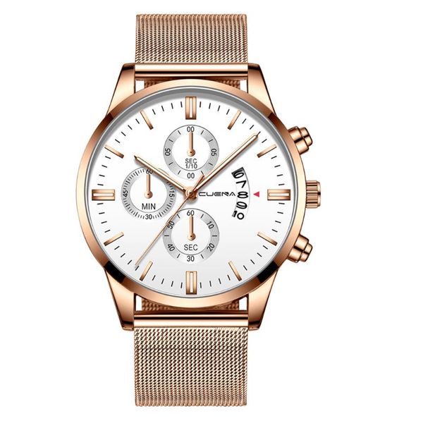wristwatches minimalist men fashion ultra thin 3 sub decoration dials watches simple business stainless steel mesh belt quartz watch, Slivery;brown
wristwatches minimalist men fashion ultra thin 3 sub decoration dials watches simple business stainless steel mesh belt quartz watch, Slivery;brown