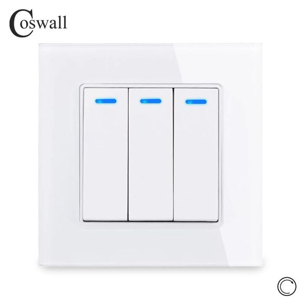 smart home control coswall glass panel 1/2/3/4 gang 1 way reset pulse switch momentary contact push button wall light blue backlight 12-250v
smart home control coswall glass panel 1/2/3/4 gang 1 way reset pulse switch momentary contact push button wall light blue backlight 12-250v